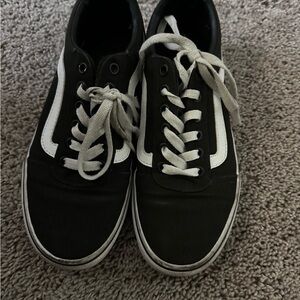 Vans Black and White Sneakers